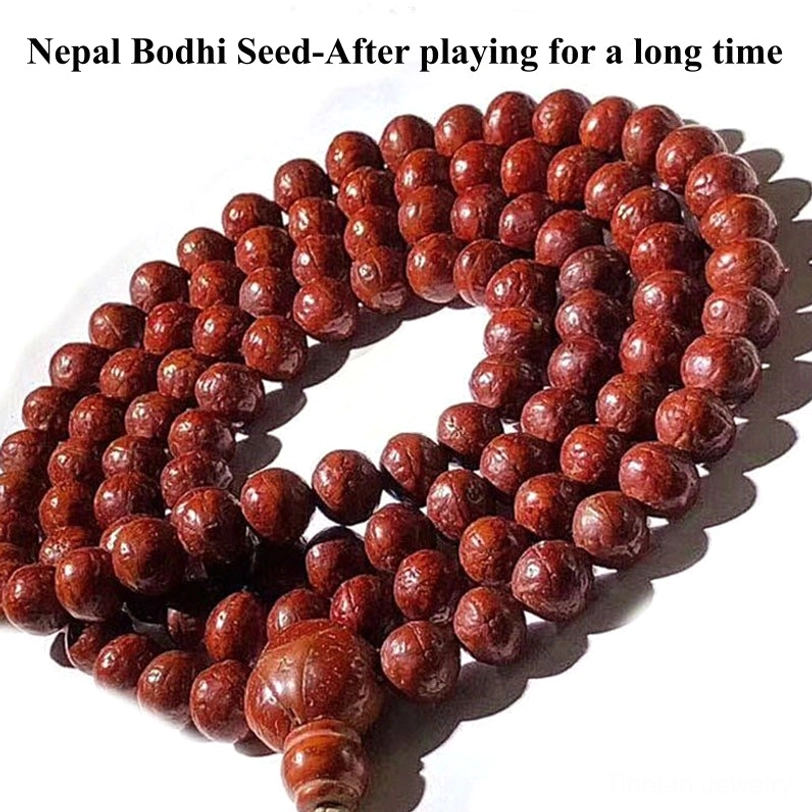 Bodhi seed mala beads symbolism - enlightenment abundance prosperity protection spiritual meaning