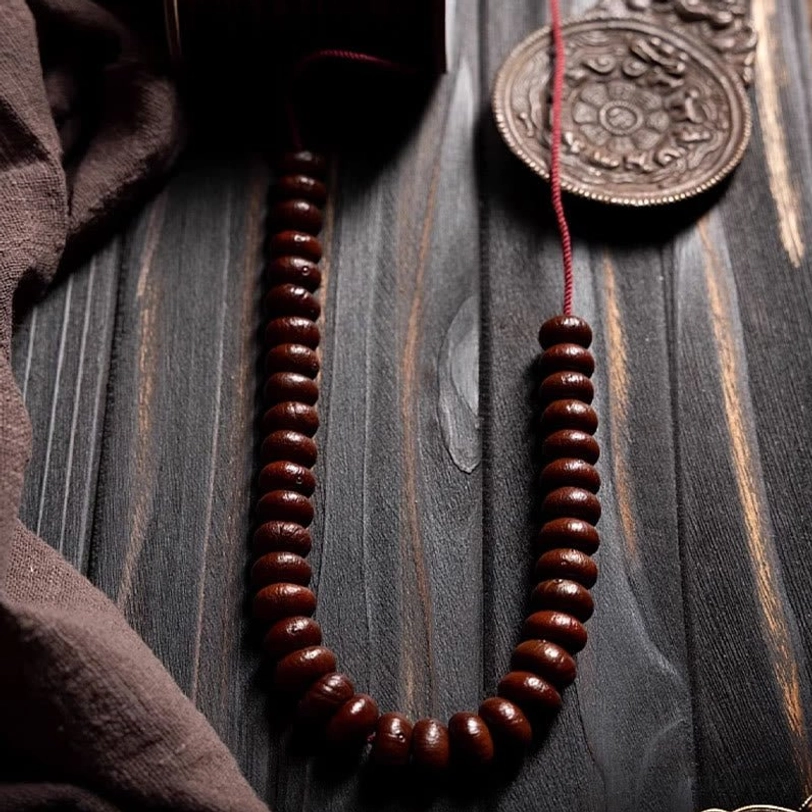 Complete tibetan 108 mala bracelet set with all materials purple bodhi jade dorje