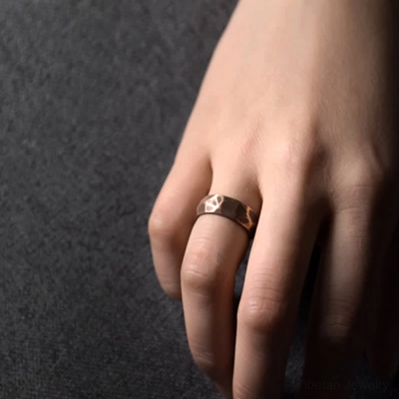 Copper wealth ring manifestation abundance prosperity spiritual talisman