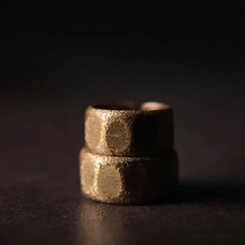 Tibetan prosperity ring copper material - conductor of spiritual energy for healing and abundance