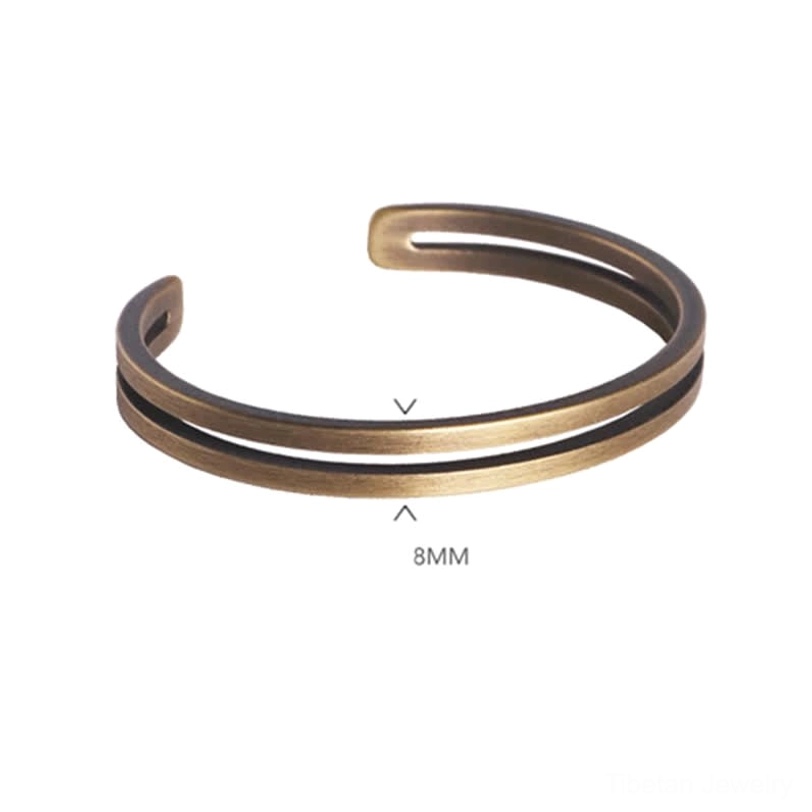 Copper Viking cuff bracelet chakra balancing energy healing grounding spiritual wellness