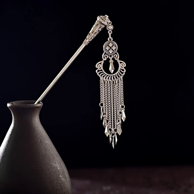 Dreamcatcher tassel hairpin spiritual protection negative energy filter