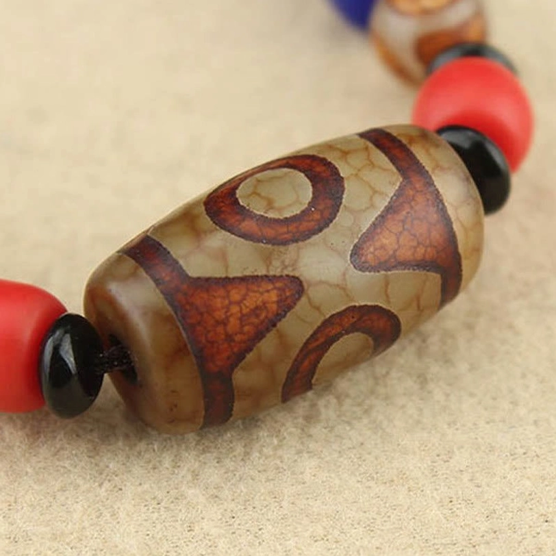 Dzi bead necklace gift packaging and presentation showing how tibetan protection pendant arrives with protective materials