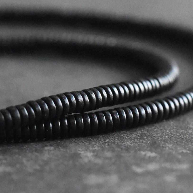 Ebony wood brass multilayered bracelet spiritual energy protection jewelry