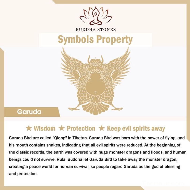 Garuda bird symbol introduction showing protection, wisdom and evil-repelling spiritual significance in Tibetan Buddhism