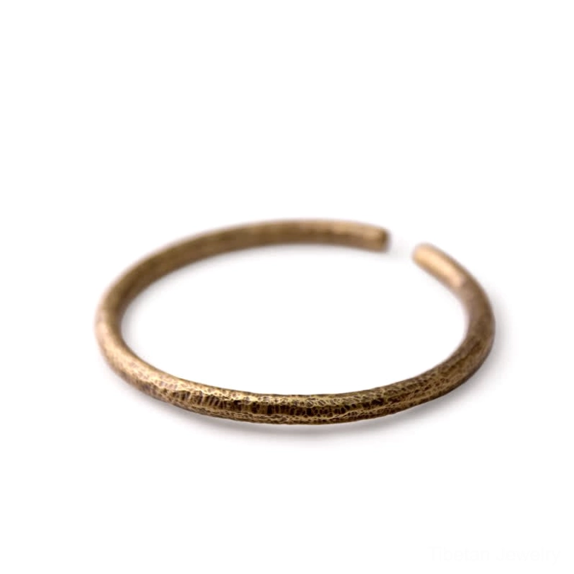 Handcrafted copper cuff bracelet showcasing artisan quality and natural material authenticity