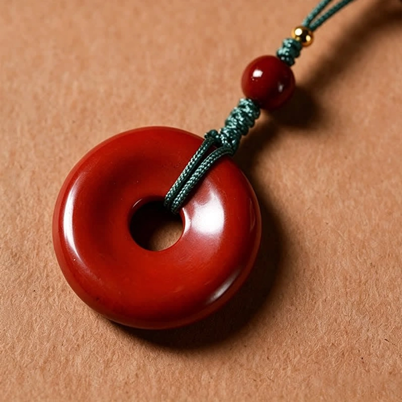 Handcrafted sandalwood mala necklace featuring peace buckle design with traditional tibetan spiritual meaning