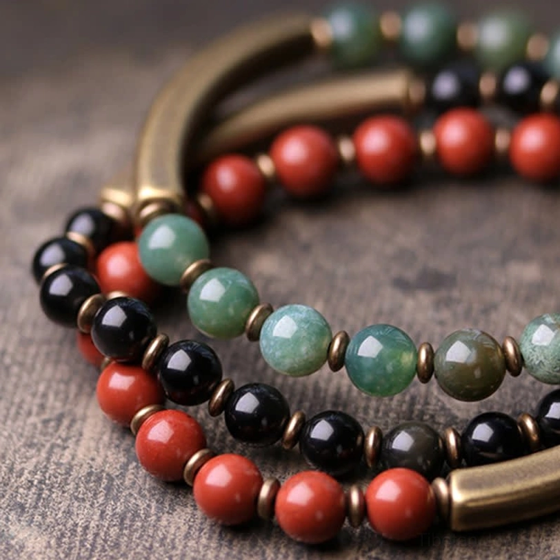 Premium elastic cord healing bracelet - comfortable fit all wrist sizes