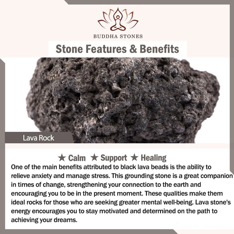 Rough porous lava rock natural stones with calm support healing labels showing volcanic rock texture