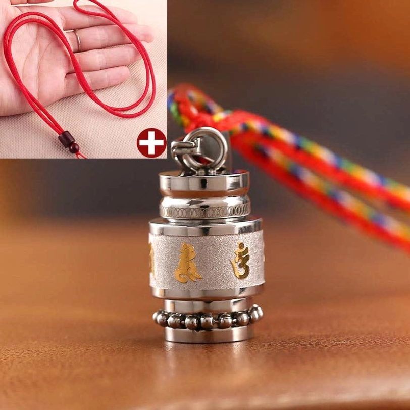 Om Mani Padme Hum spiritual amulet suitable for meditation and mindfulness practice