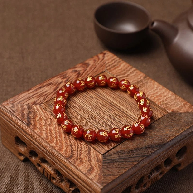 Om mani padme hum meditation bracelet combining ancient tibetan wisdom with modern wellness practice