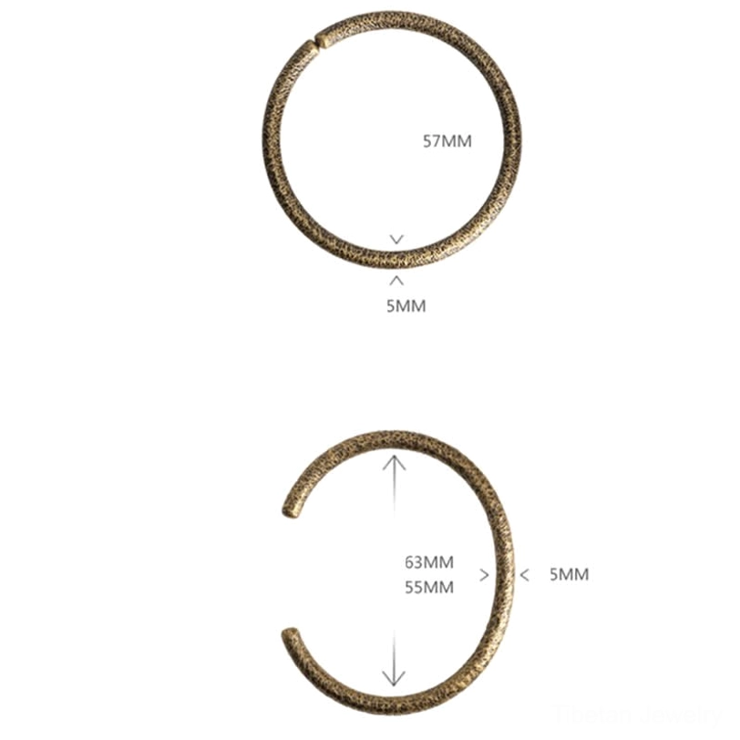 Premium brass copper cuff bracelet with antique finish, unisex minimalist design