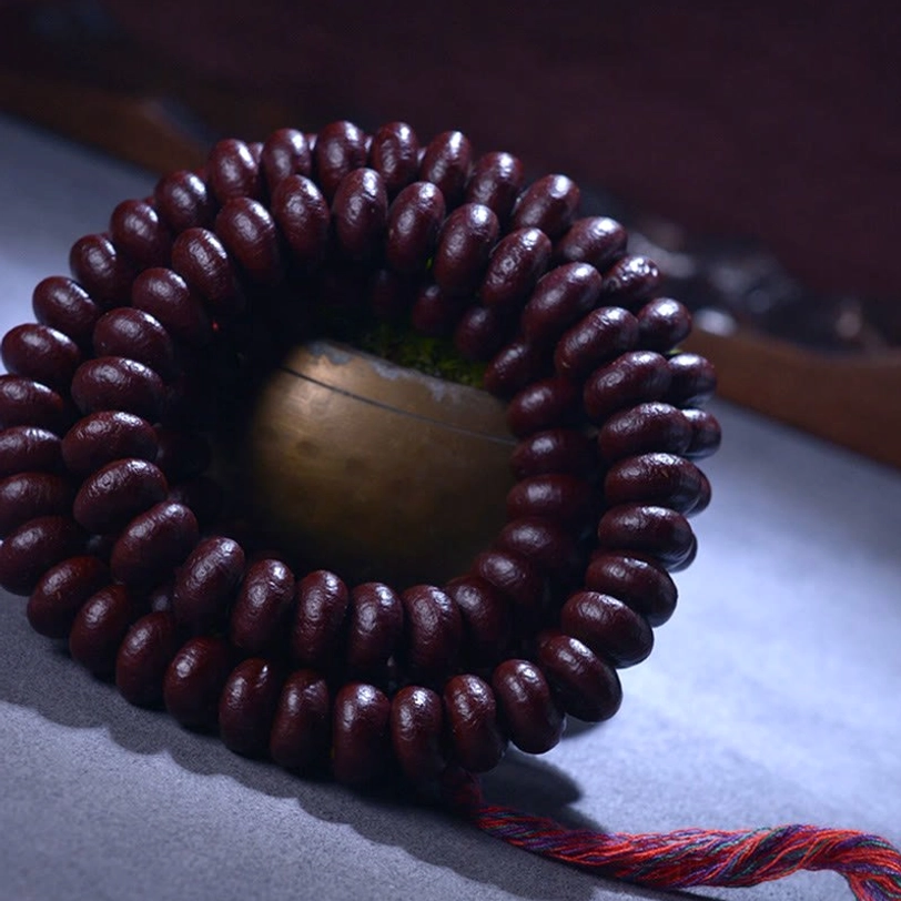 Purple Bodhi Seed 108 mala beads spiritual meditation tool authentic Tibetan prayer beads collection