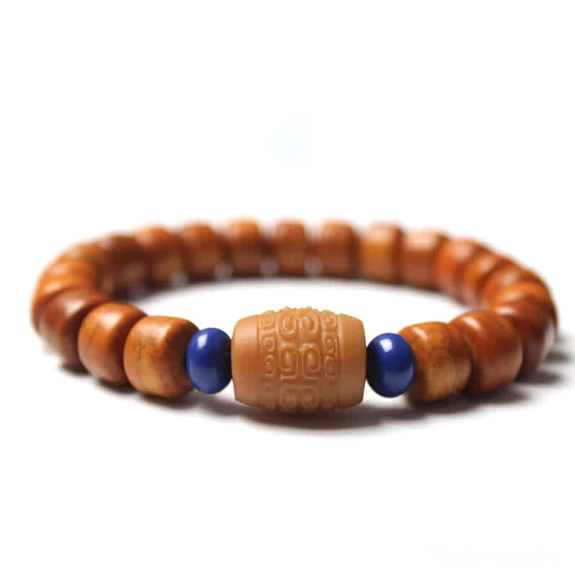 Tibetan Bodhi seed bead bracelet with auspiciousness and luck energy for spiritual practice