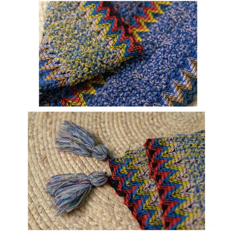 Gift presentation of Tibetan cultural shawl in elegant packaging for conscious consumer mindfulness gift