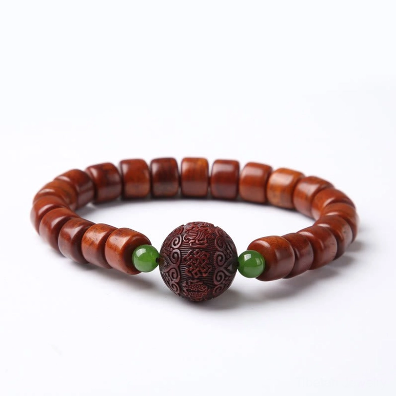 Multiple Tibetan bone bead bracelets three-eyed dzi styles variety colors