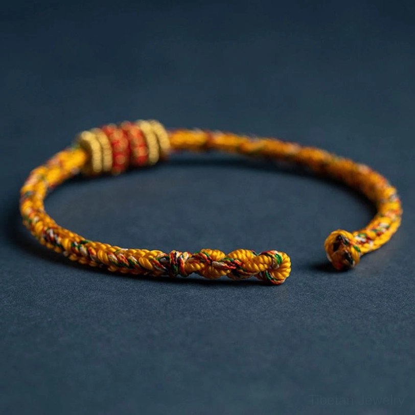 Tibetan handmade zodiac natal Buddha bracelet authentic artisan craftsmanship