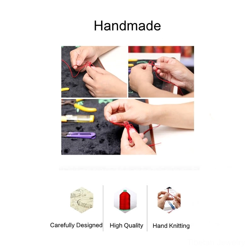 Tibetan King Kong Knot bracelet making tutorial handweaving steps handmade knitting instruction