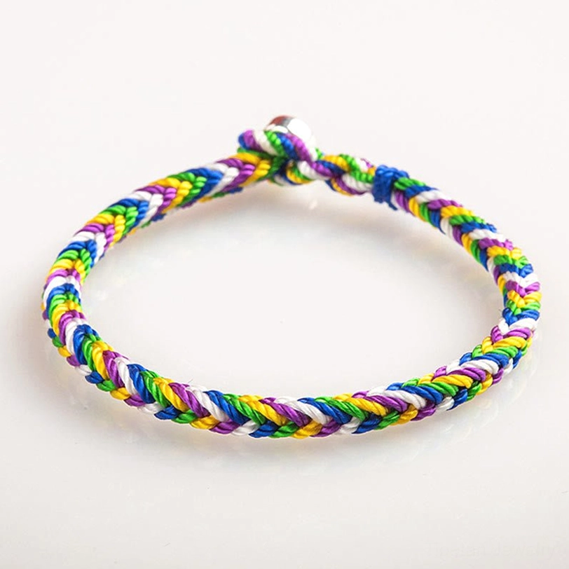 King Kong knot Tibetan bracelet featuring auspicious symbols and protective energy patterns