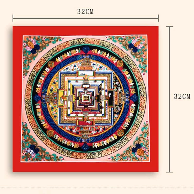 Tibetan mandala thangka blind box surprise - unique one-of-a-kind hand-painted spiritual artwork