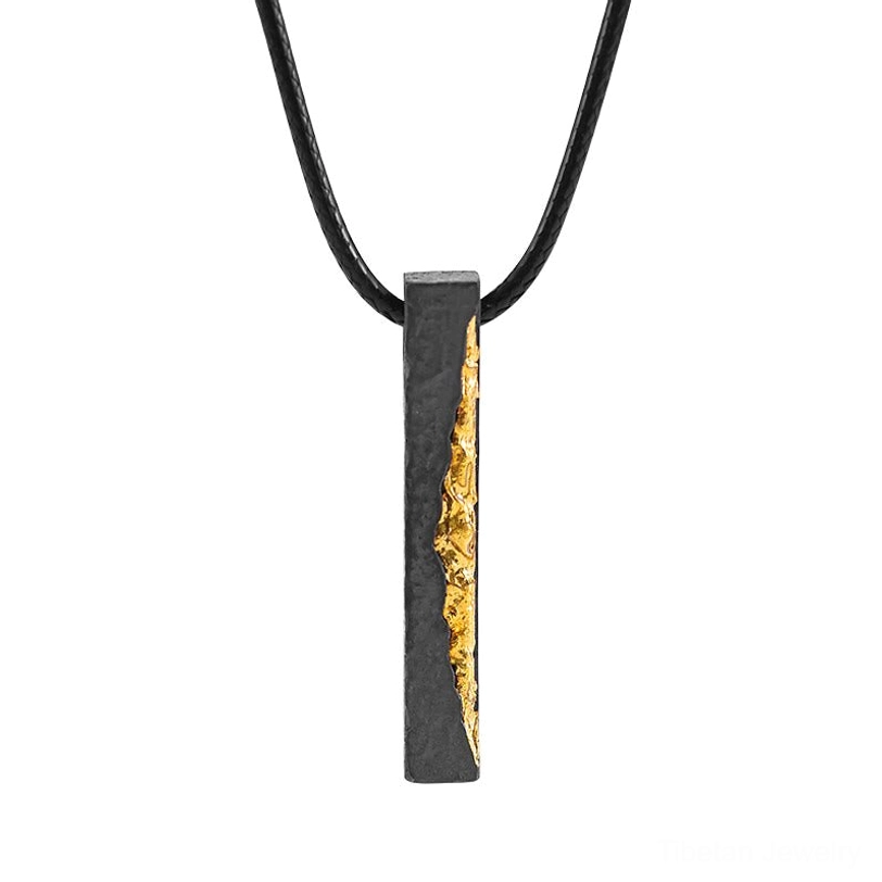Tibetan Buddhism sacred mantra necklace with wax cord chain option
