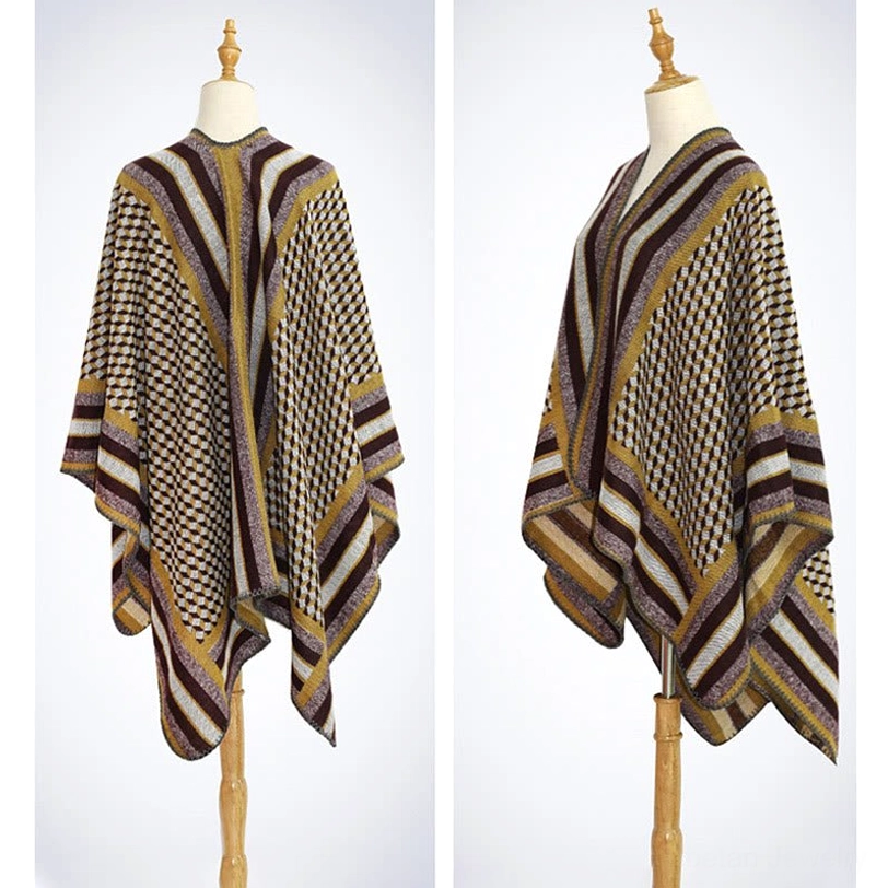 Tibetan poncho scarf cultural heritage detail showcasing traditional weaving techniques and pattern significance