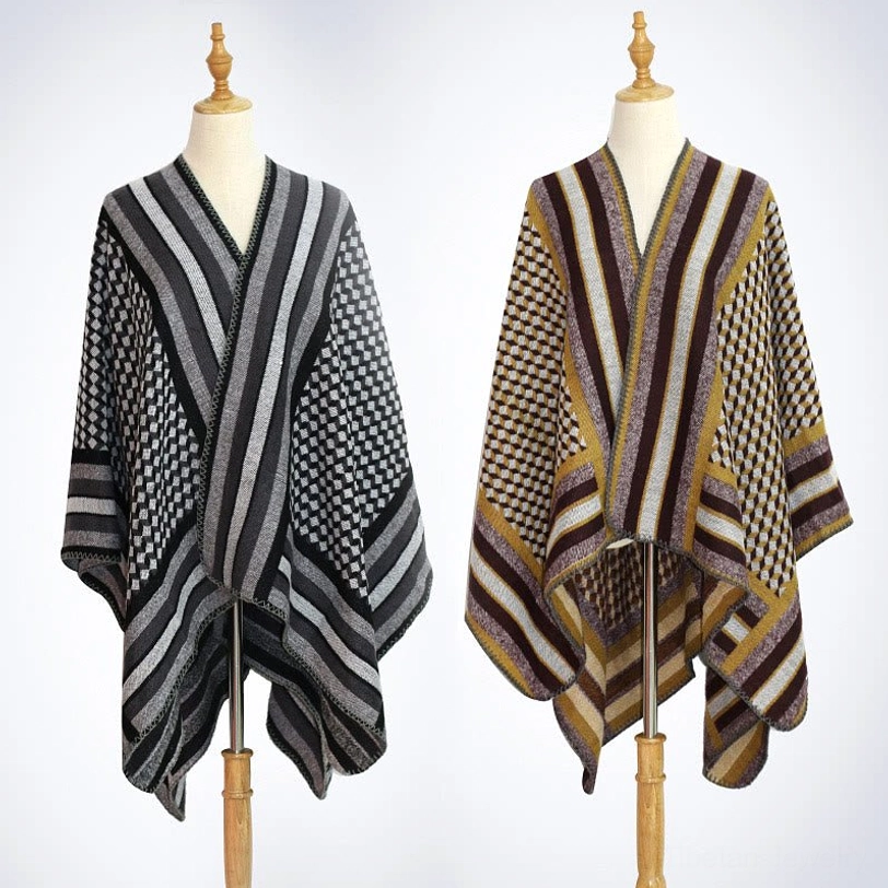 Tibetan poncho scarf material composition and care guide visual reference for product maintenance