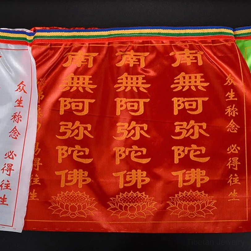 Tibetan prayer flags balcony garden decoration bohemian eastern aesthetic