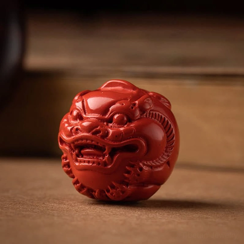 Tibetan Buddhist protection keychain in gift presentation style showing elegant packaging