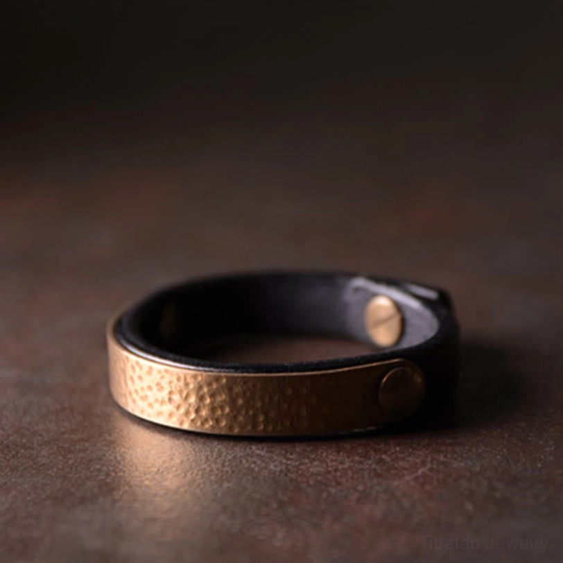 Tibetan prosperity and protection bracelet combining spiritual symbolism with wearable vintage fashion accessory aesthetic