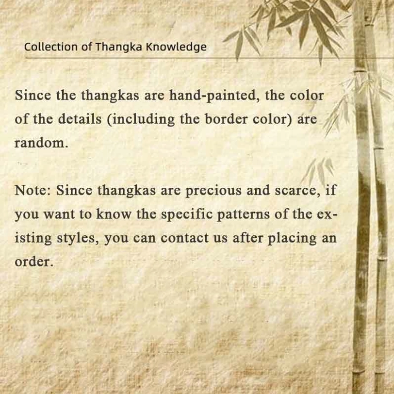 Tibetan Om Mani Padme Hum thangka with gilded floral accents and traditional spiritual home sanctuary decor
