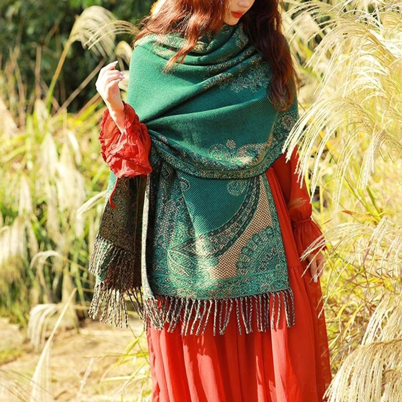 Tibetan paisley shawl caring instructions and maintenance guide