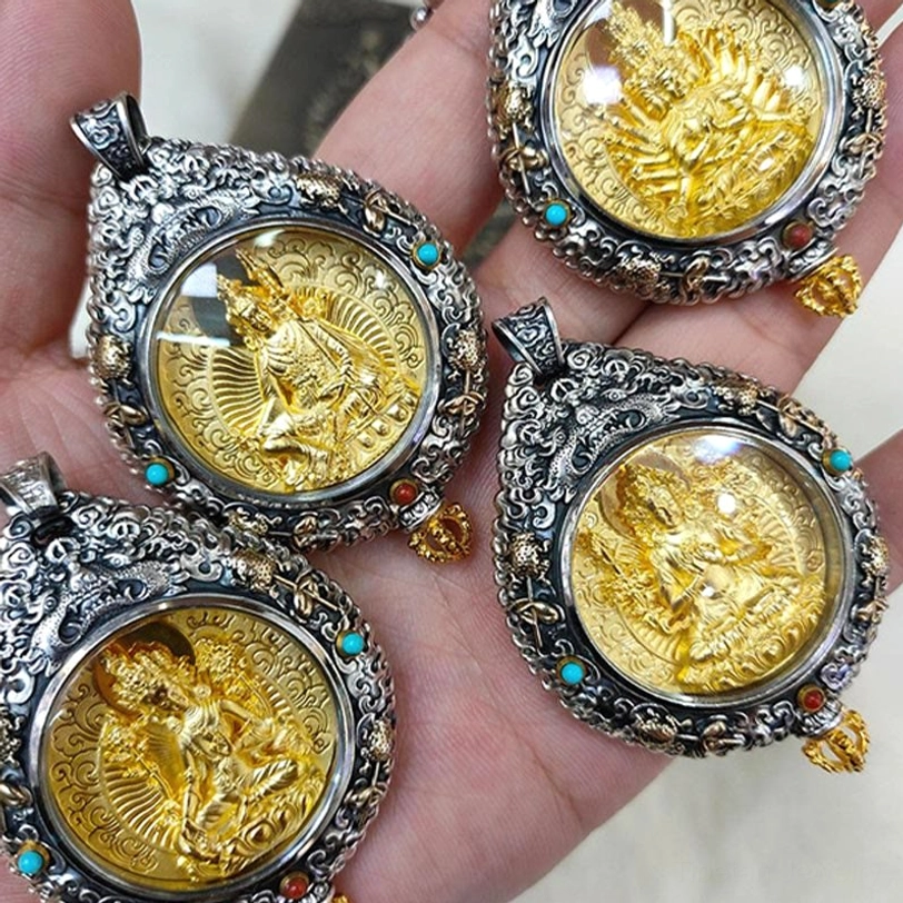 Complete Tibetan zodiac guardian Buddha necklace pendant collection lifestyle wear