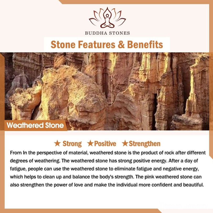 Weathered stone Om Mani Padme Hum bracelet product display, handmade Tibetan craftsmanship and natural stone meditation jewelry