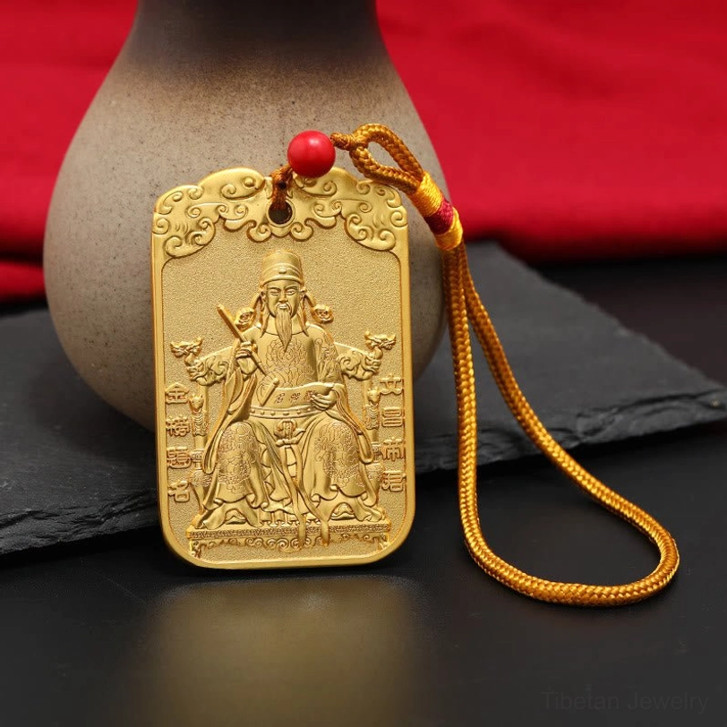 Wenchang emperor tower charm string style - minimalist feng shui design without tassel